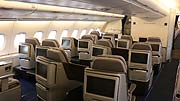 die Business Class in der  Lufthansa A380-800 (©Foto:Martin Schmitz)